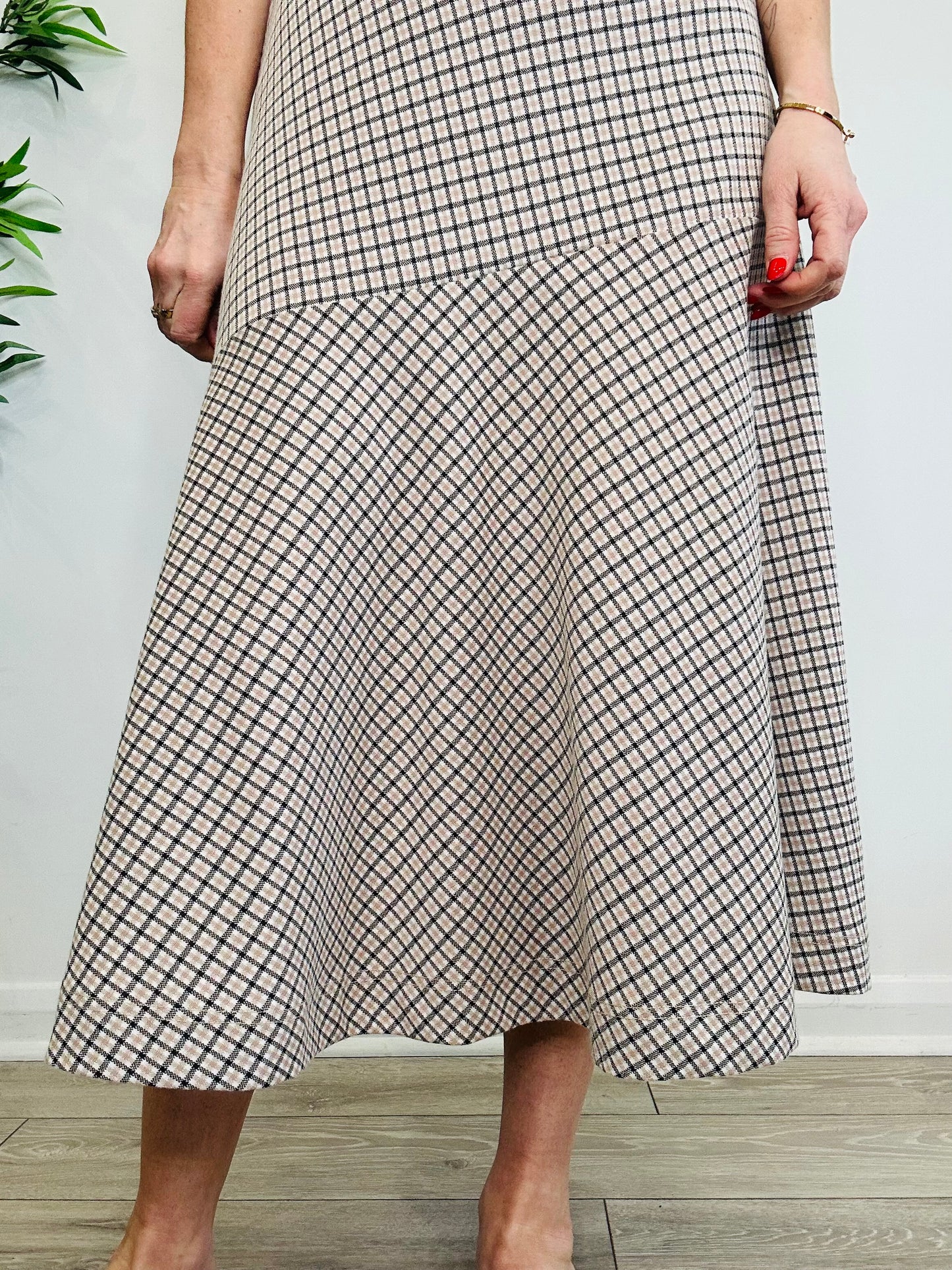Check Dress - Size 12