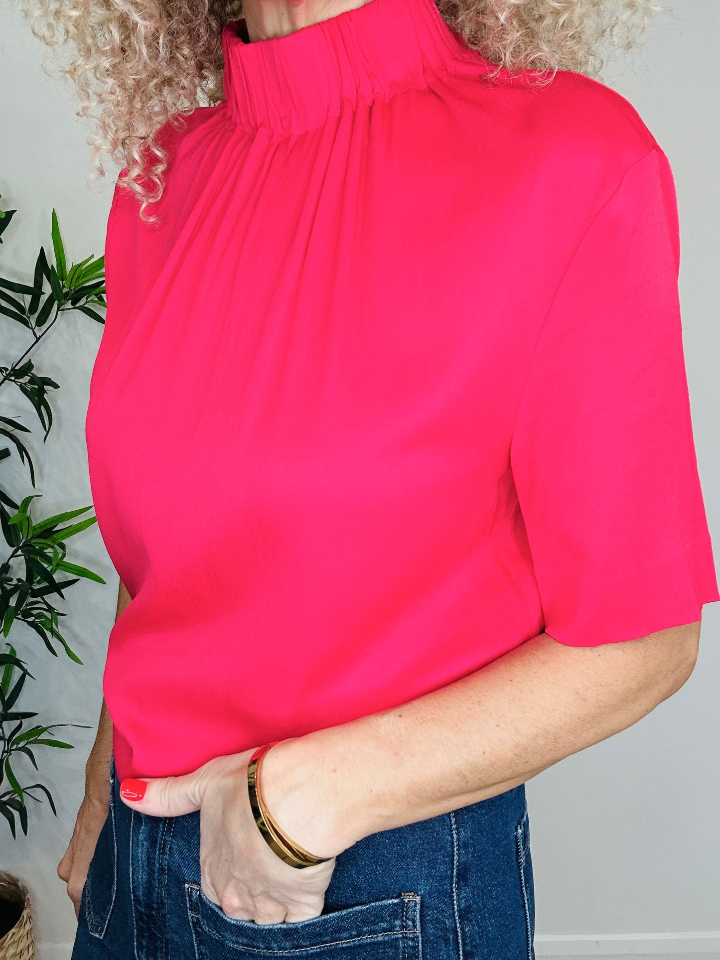 High Neck Top - Size 36