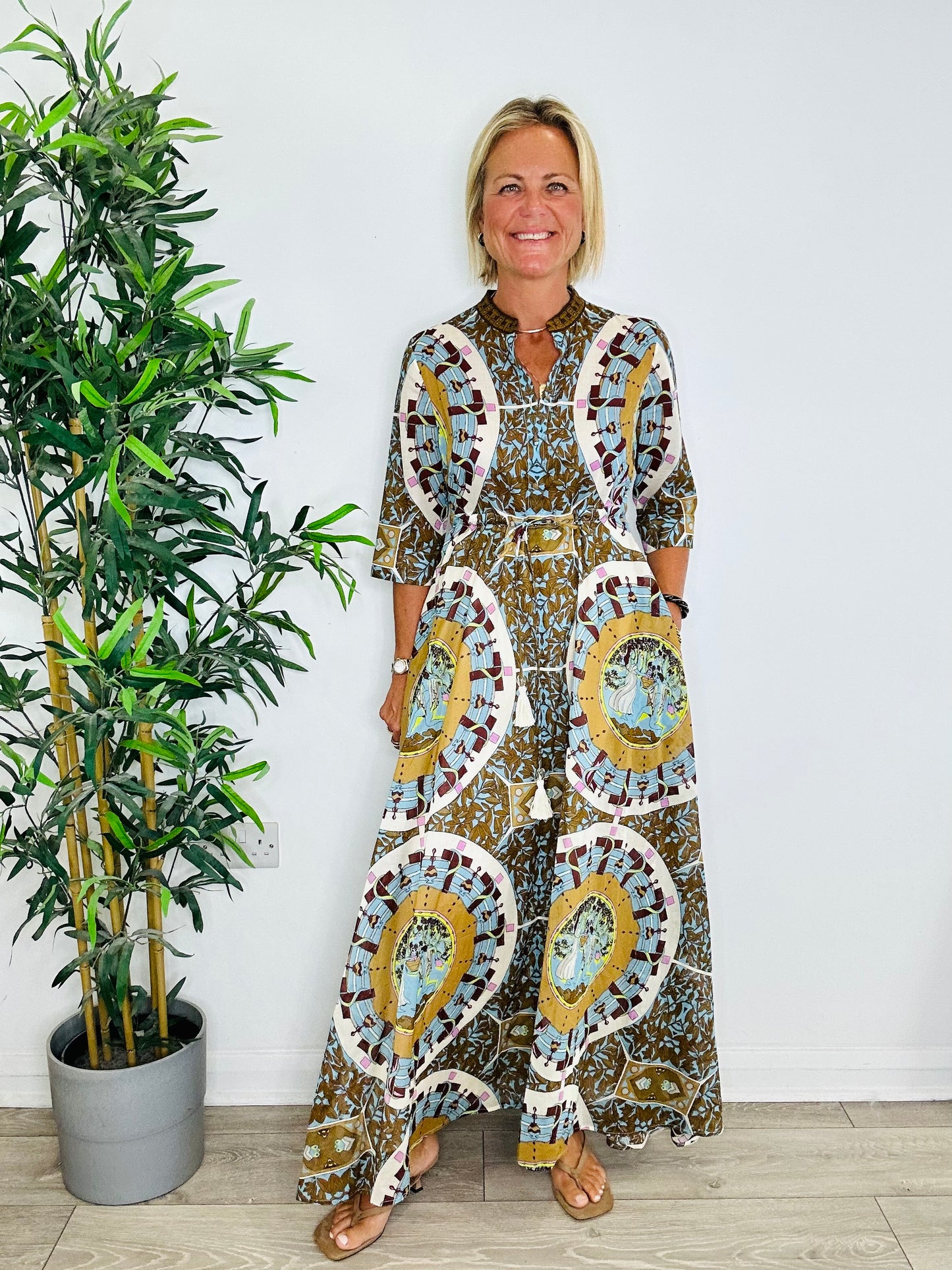 Cotton Shirt Dress - Size S