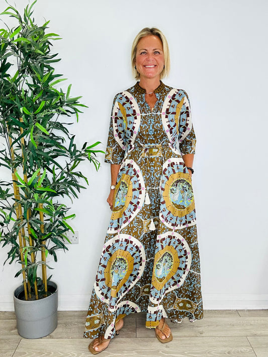 Cotton Shirt Dress - Size S