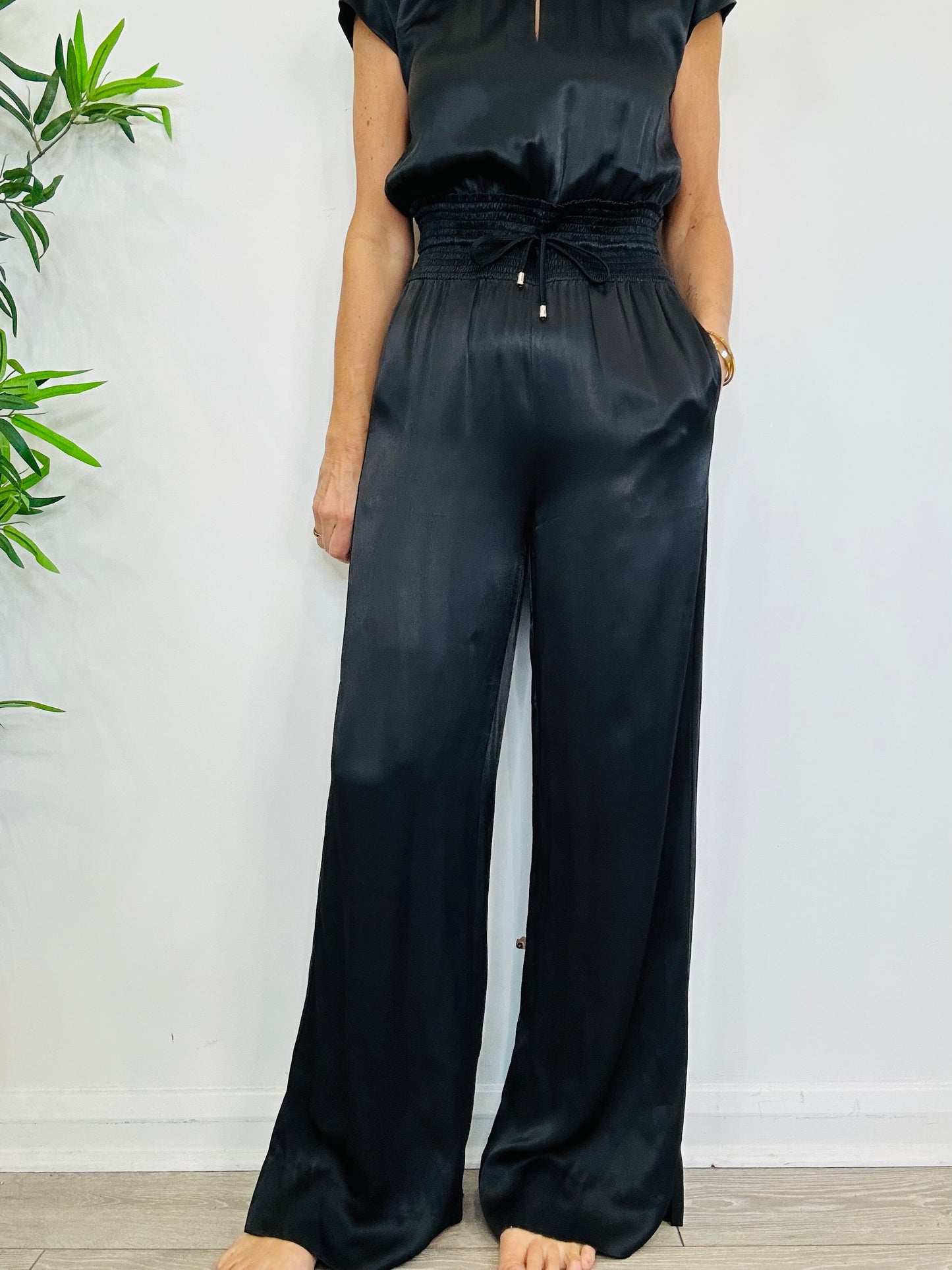 Satin Jumpsuit - Size 10