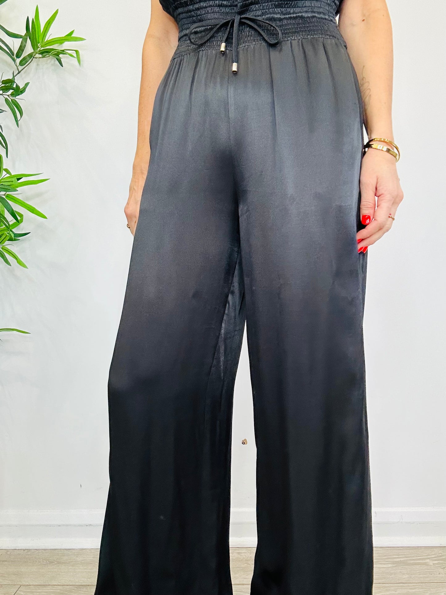 Satin Jumpsuit - Size 10