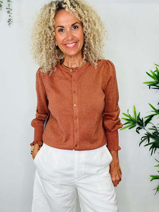 Metallic Cardigan - Size 4