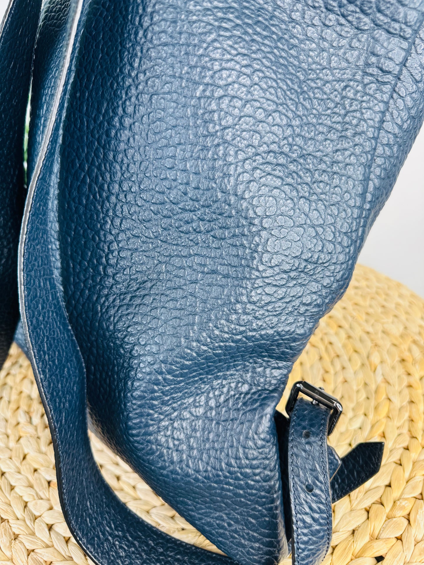 Grained Leather Rucksack