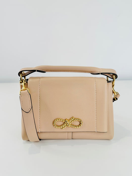 Mini Rope Bow Leather Bag