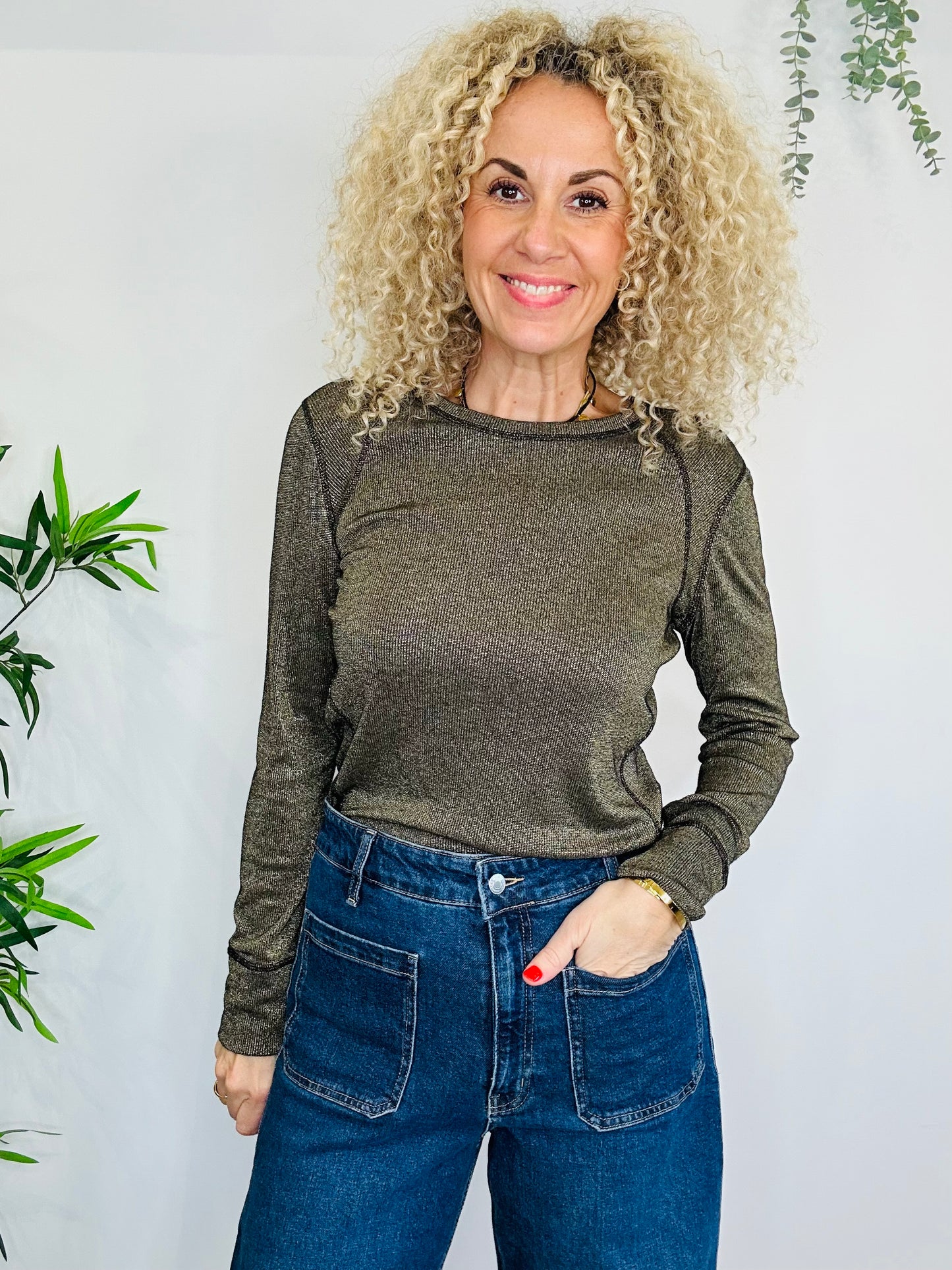 Metallic Top - Size 10