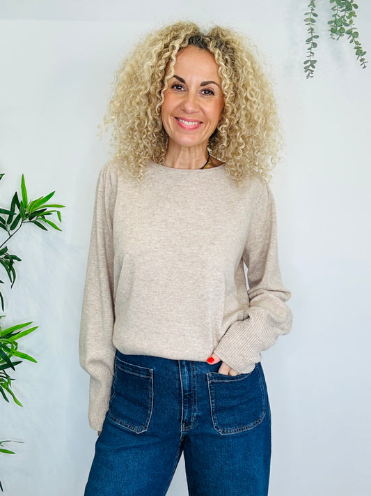 Cashmere Blend Jumper - Size L