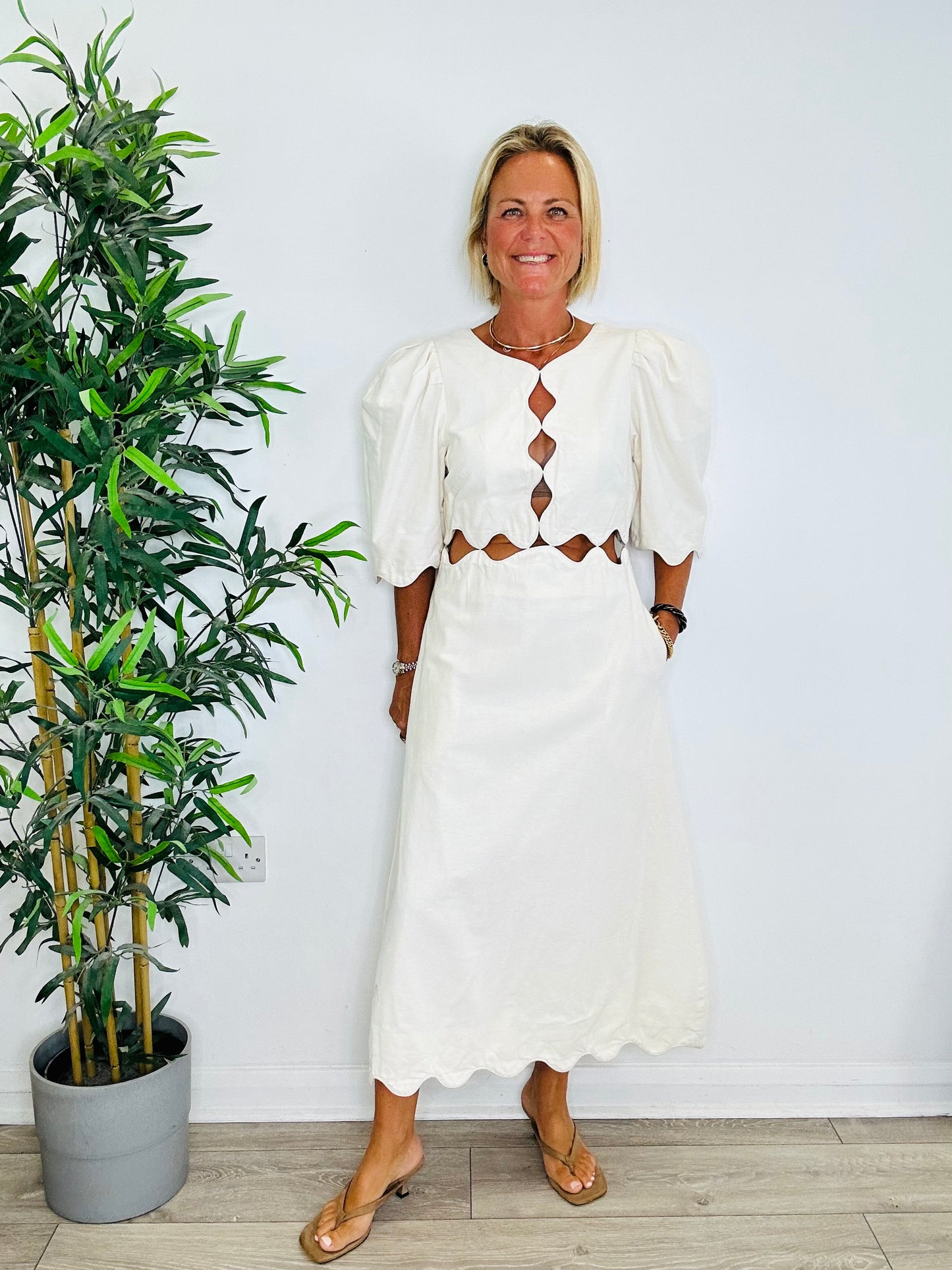 Leona Midi Dress - Size 12