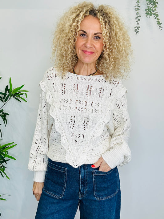 Crochet Jumper - Size L