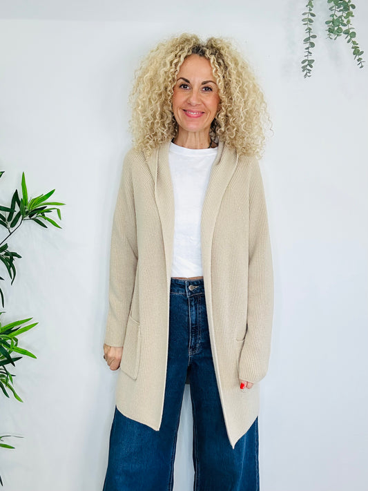 Hooded Cardigan - Size M