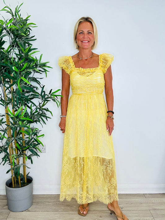 Pamelina Lace Dress - Size XS