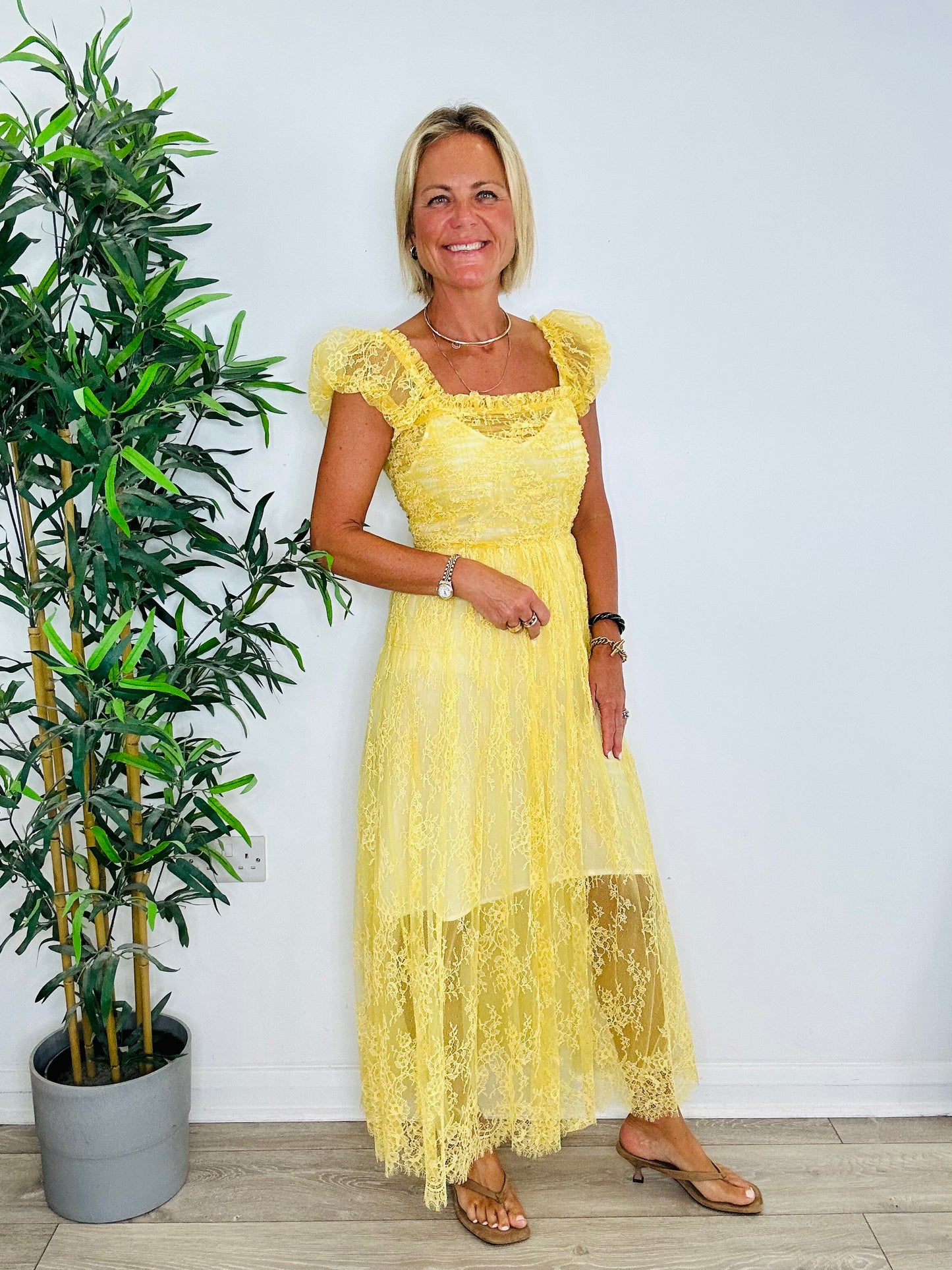 Pamelina Lace Dress - Size XS