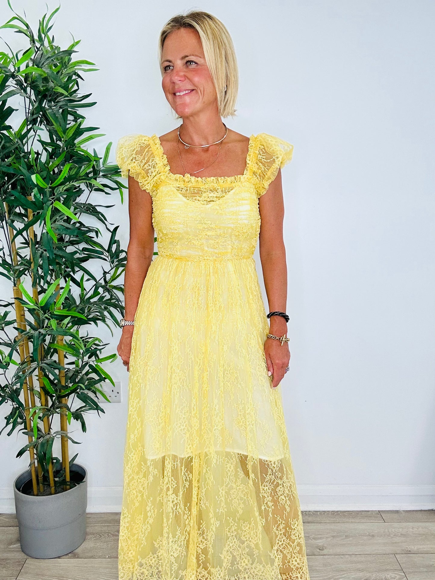 Pamelina Lace Dress - Size XS