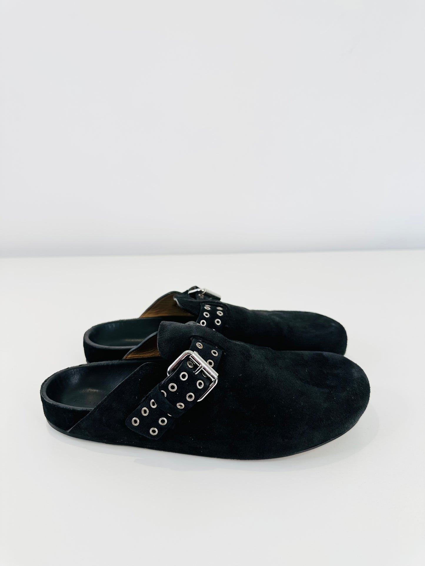 Mirvin Suede Mules - Size 39