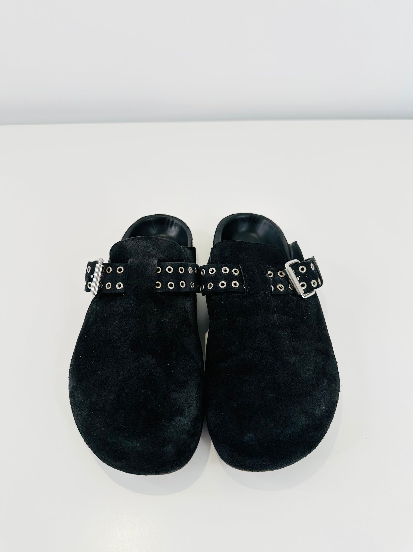 Mirvin Suede Mules - Size 39