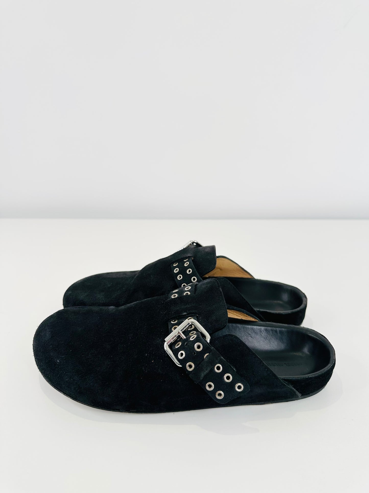 Mirvin Suede Mules - Size 39