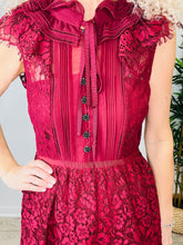 Load image into Gallery viewer, Tiered Lace Dress - Size 12
