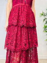 Load image into Gallery viewer, Tiered Lace Dress - Size 12
