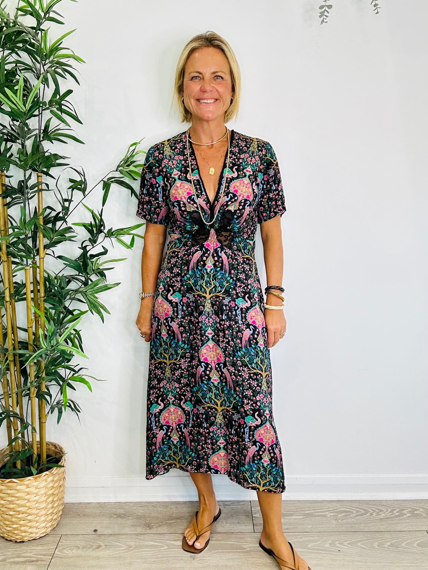 Ivena Midi Dress - Size 38
