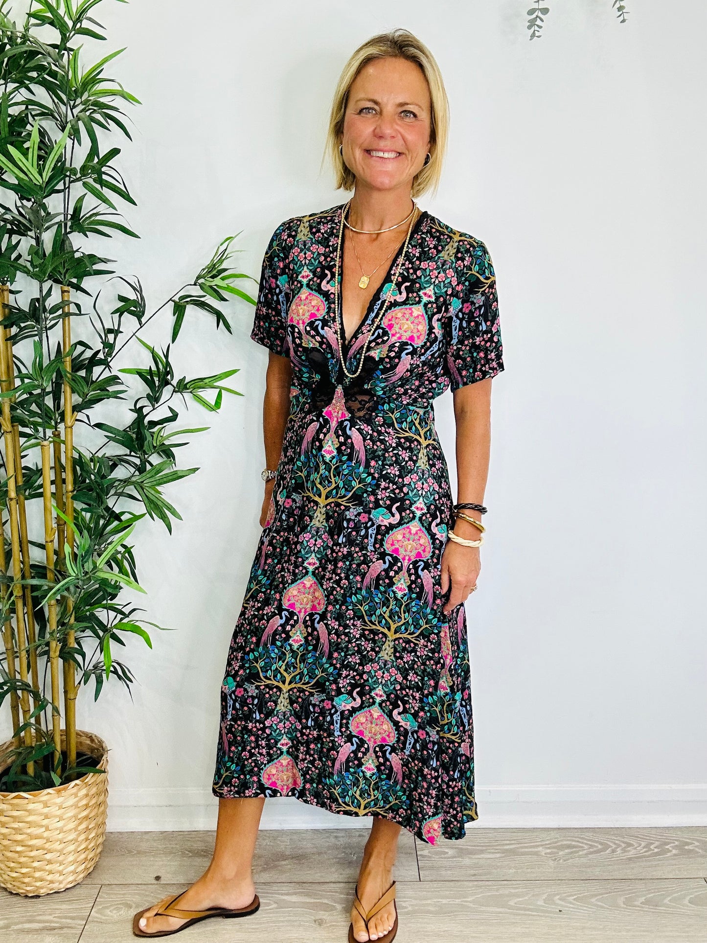Ivena Midi Dress - Size 38