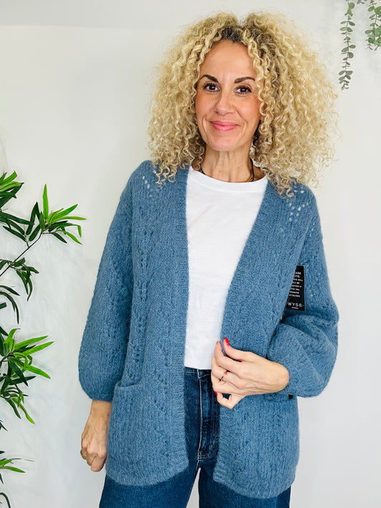 Knitted Open Cardigan - Size M/L