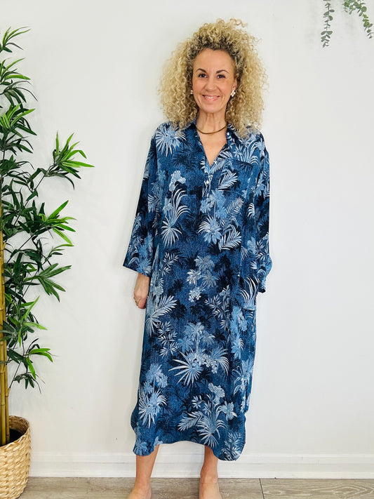 Silk Maxi Dress - O/S