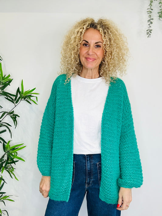 Knitted Open Cardigan - Size S/M