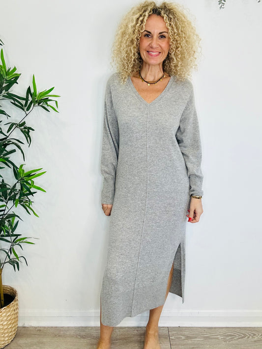 Cashmere Jumper Dress - Size S