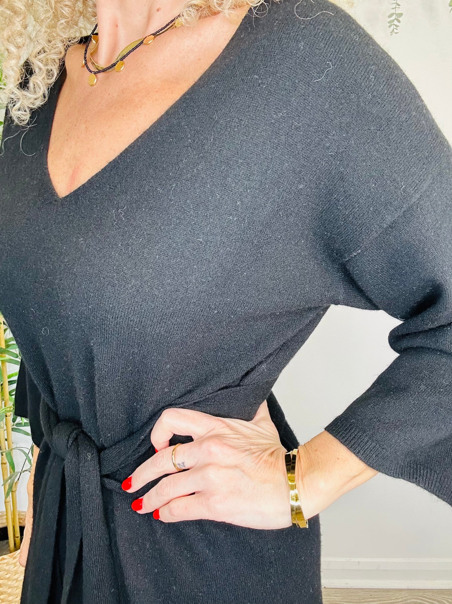 Cashmere Jumper Dress - Size M