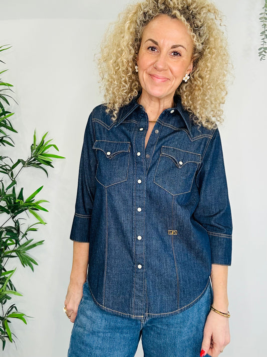 Denim Shirt - Size 38