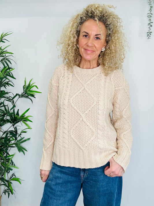 Knitted Cashmere Jumper - Size XS