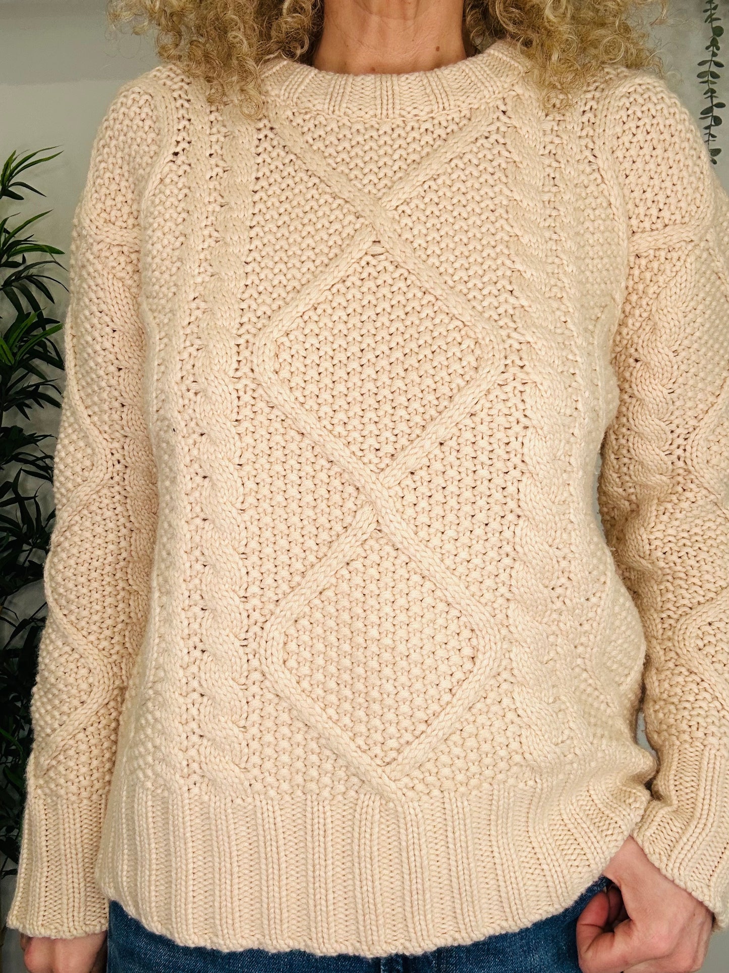 Knitted Cashmere Jumper - Size XS