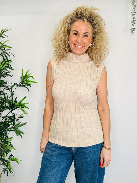 Rib Knit Top - Size L