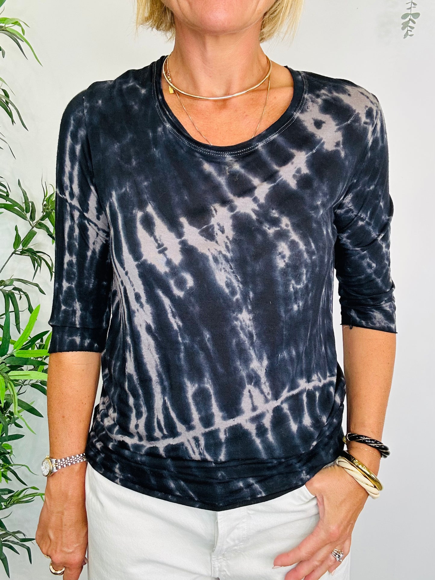 Silk Tie Dye Tee - Size 0