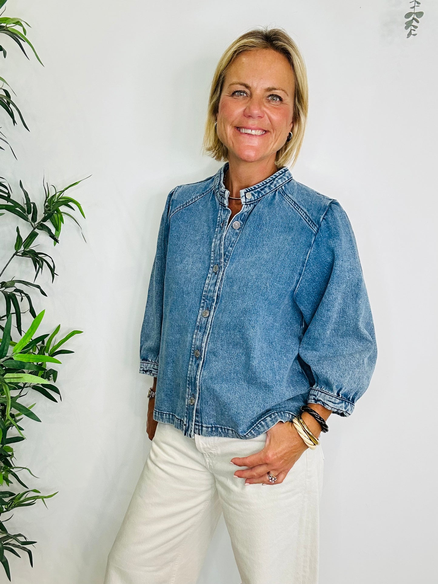 Denim Shirt - Size 42