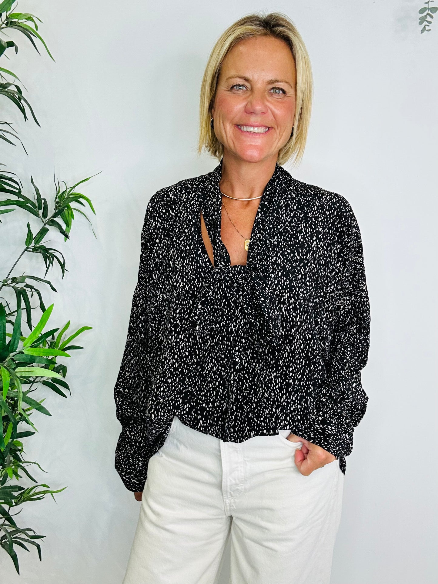 Silk Shirt - Size 14