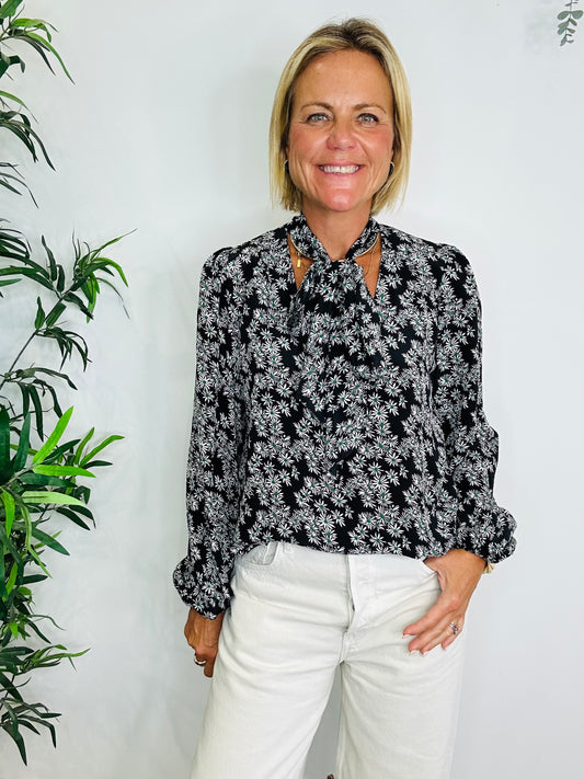 Silk Moss Blouse - Size M
