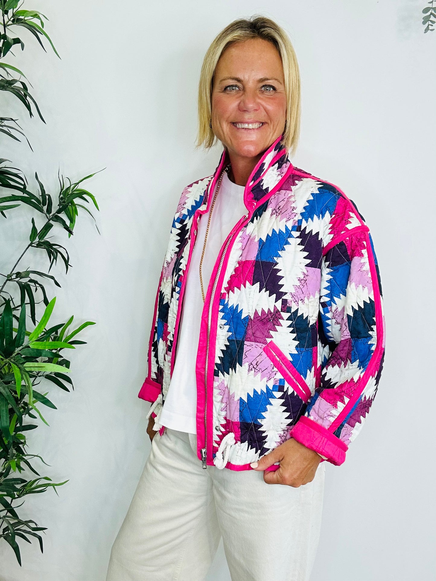 Hazzle Quilted Jacket - Size 36