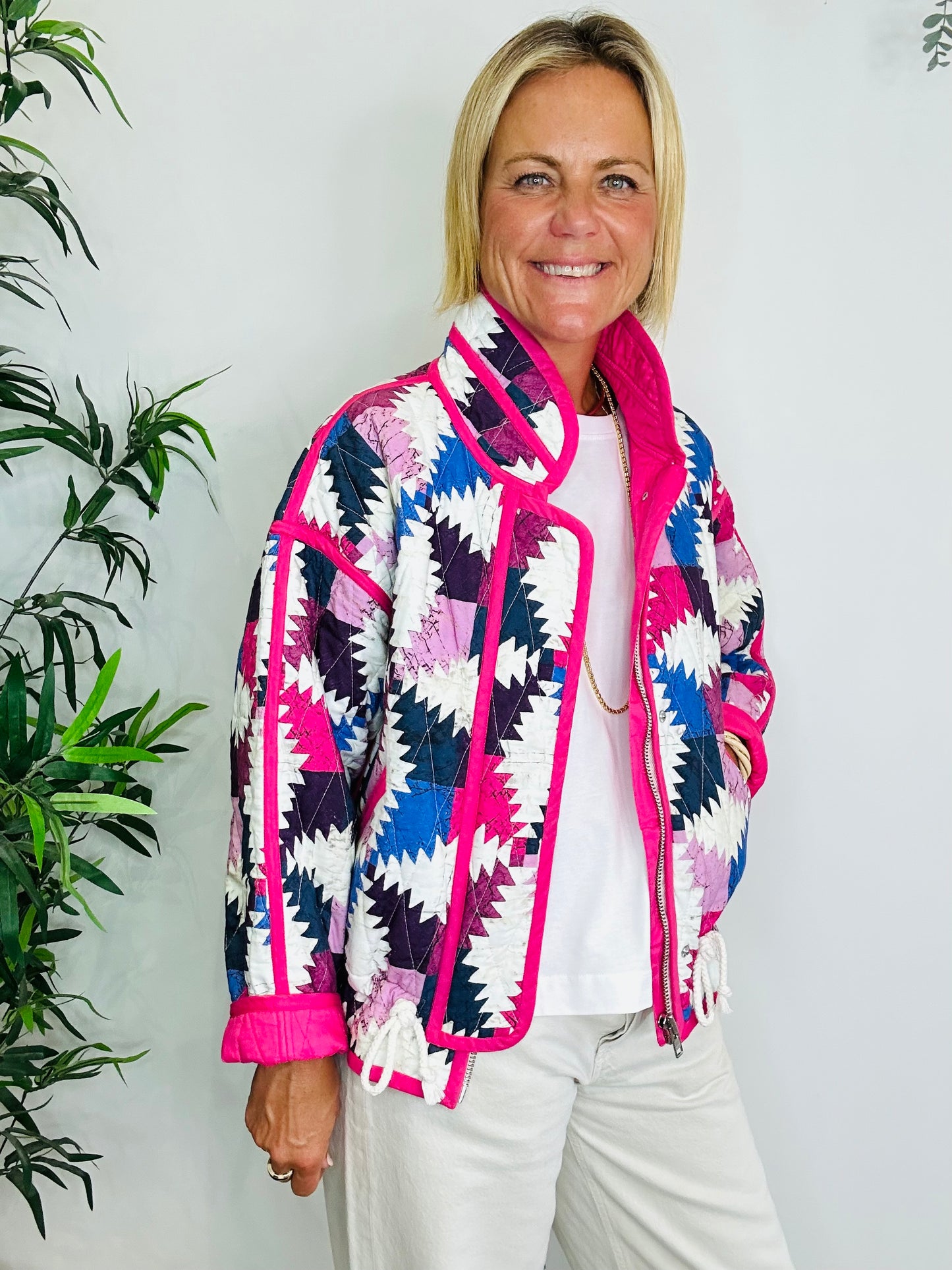 Hazzle Quilted Jacket - Size 36