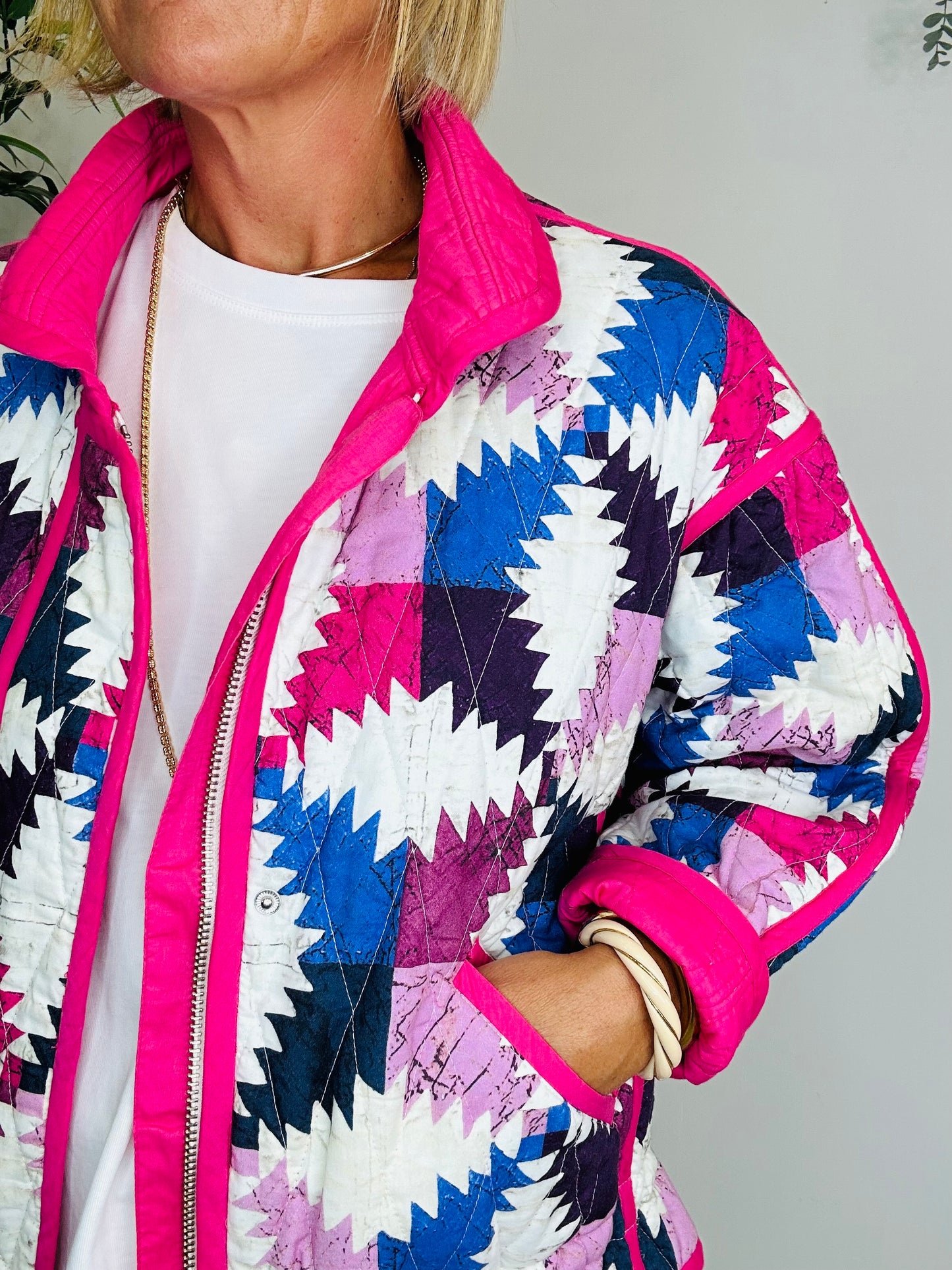 Hazzle Quilted Jacket - Size 36