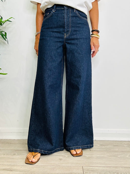 Wide Leg Jeans - Size 24