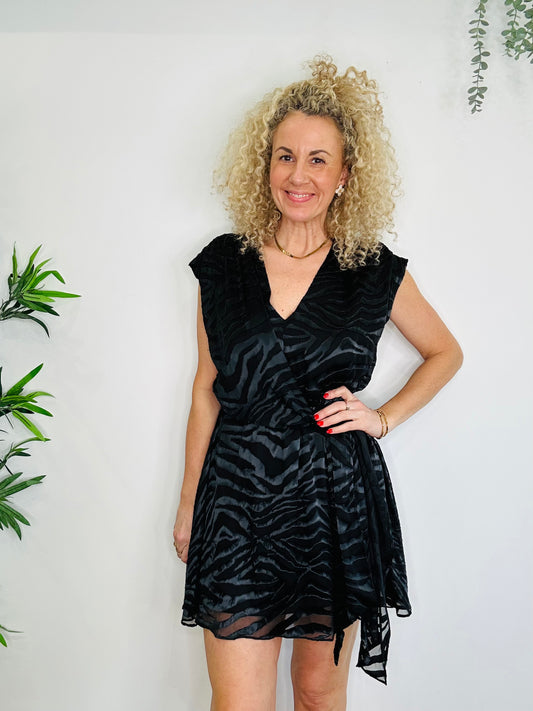 Short Silk Dress - Size 10