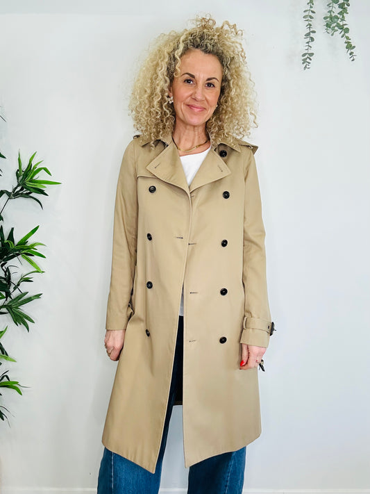 Belted Trench Coat - Size 38