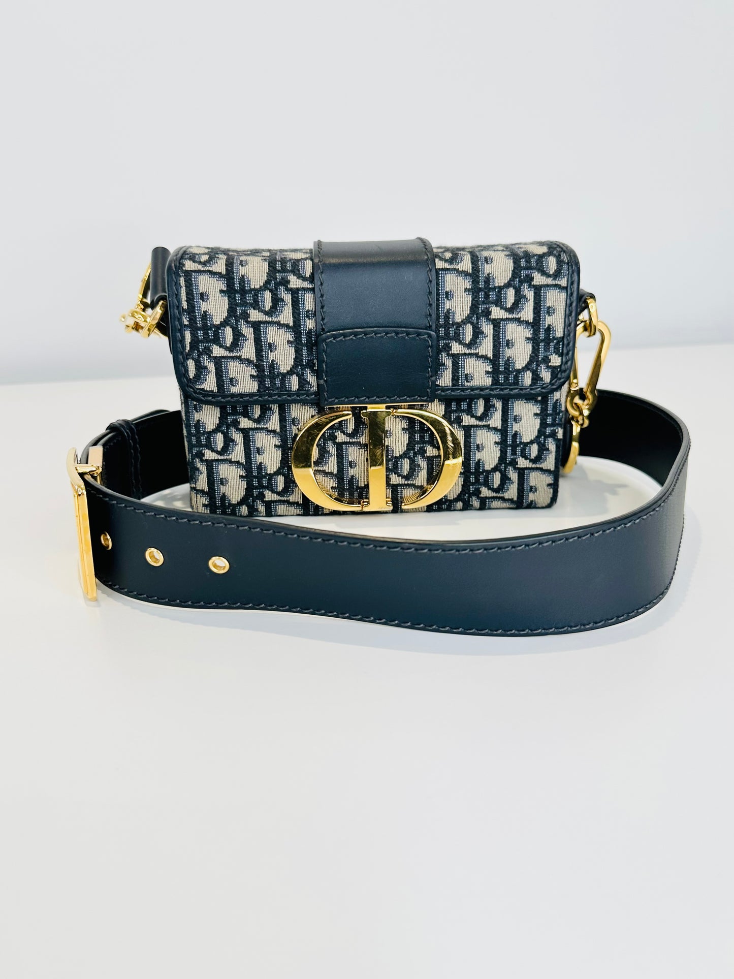 Oblique Canvas 30 Montaigne Box Bag