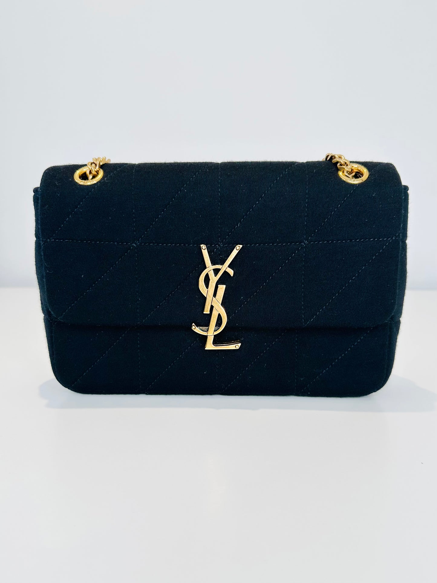Medium Jamie Quilted Wool Jersey Bag