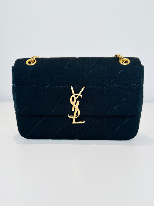 Medium Jamie Quilted Wool Jersey Bag