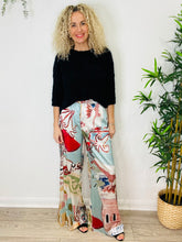 Load image into Gallery viewer, Silk Wide Leg Trousers - Size L
