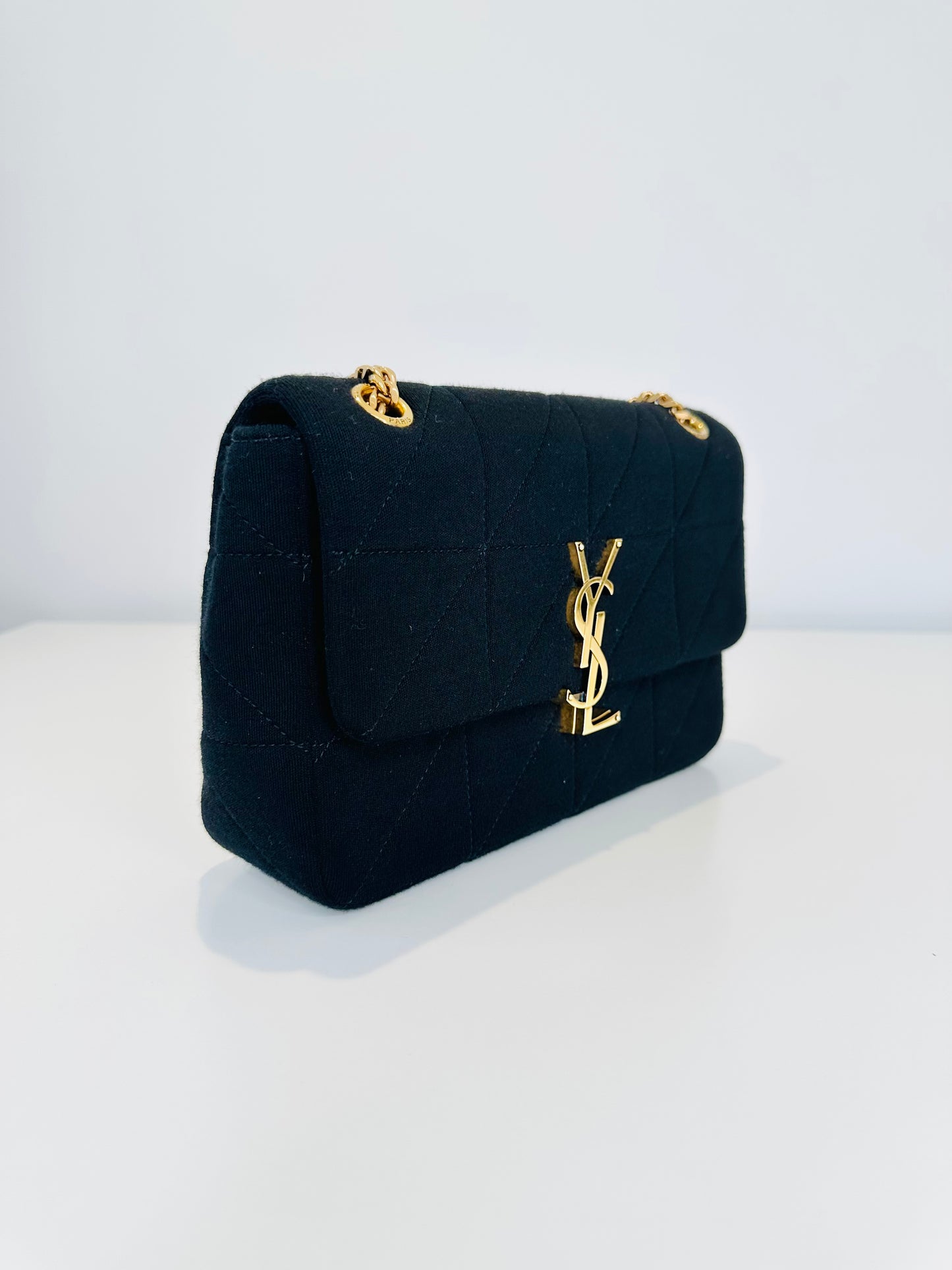 Medium Jamie Quilted Wool Jersey Bag