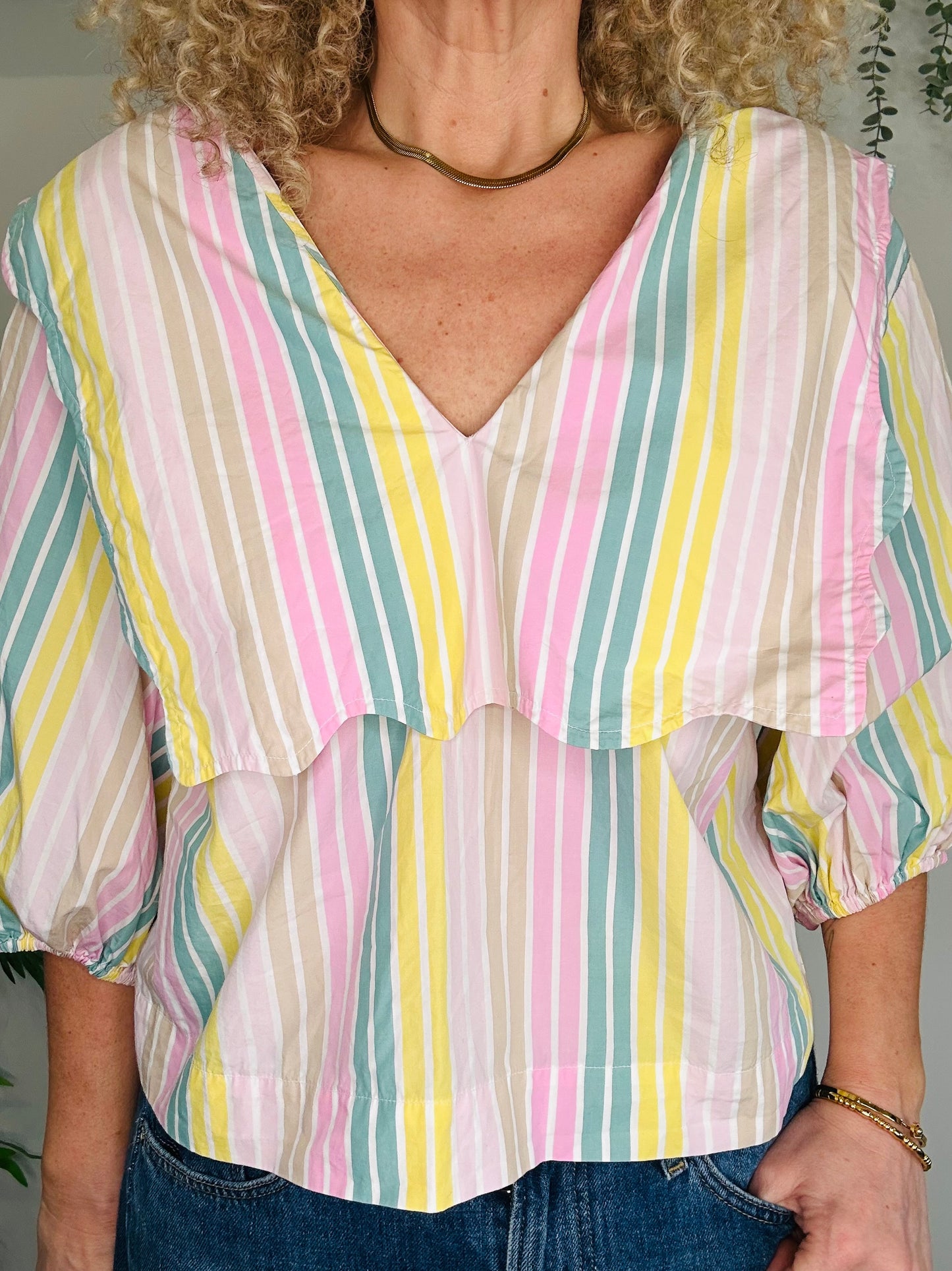 Striped Blouse - Size 40
