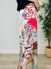 Load image into Gallery viewer, Silk Wide Leg Trousers - Size L
